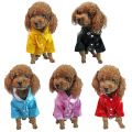 PU reflective pet dog raincoat wholesale